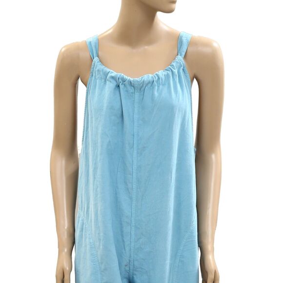 Free People We The Free Freebird Cord Jumpsuit Wide Leg Cotton Cozy XS 284595 - Picture 6 of 10